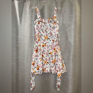 Retro Fox Print Skater Dress 🦊